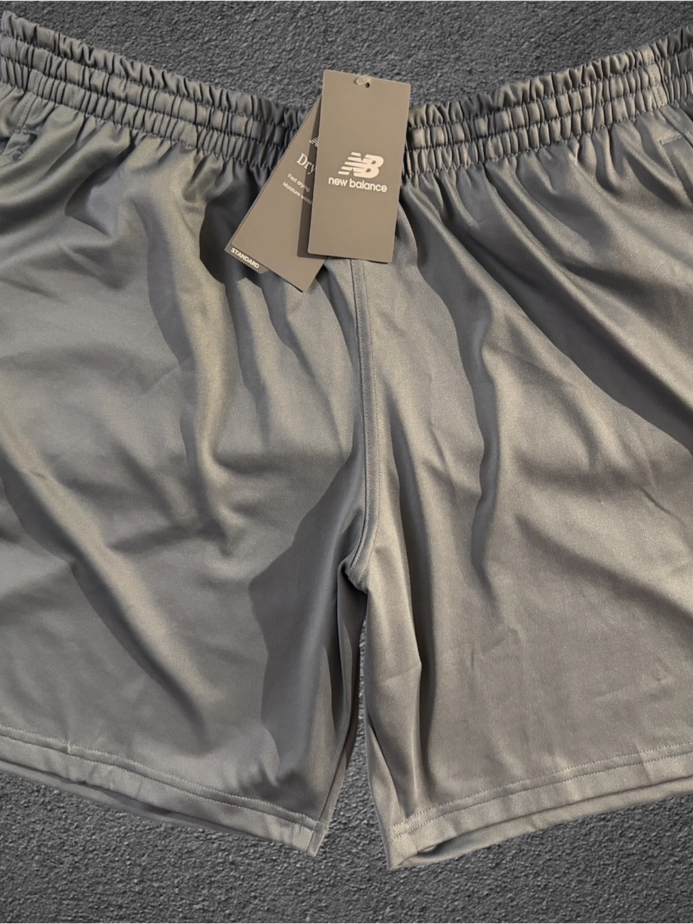 “NWT” New Balance Men’s Activate Tech Shorts (GunMetal) - Size XL (TMMS763) - Picture 15 of 16